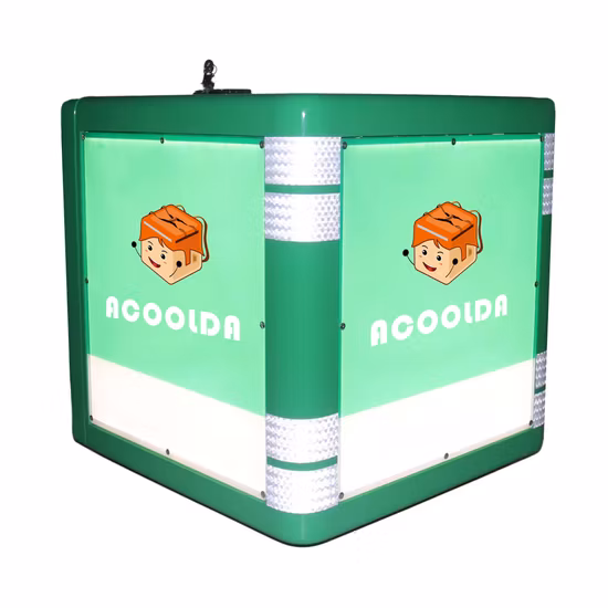 Customized Can Organiser Cooler Box Food Delivery Bag Non-Woven Picnic Lunch Tote Large Thermal Insulated Grocery Shopping Cooler Ice Bags